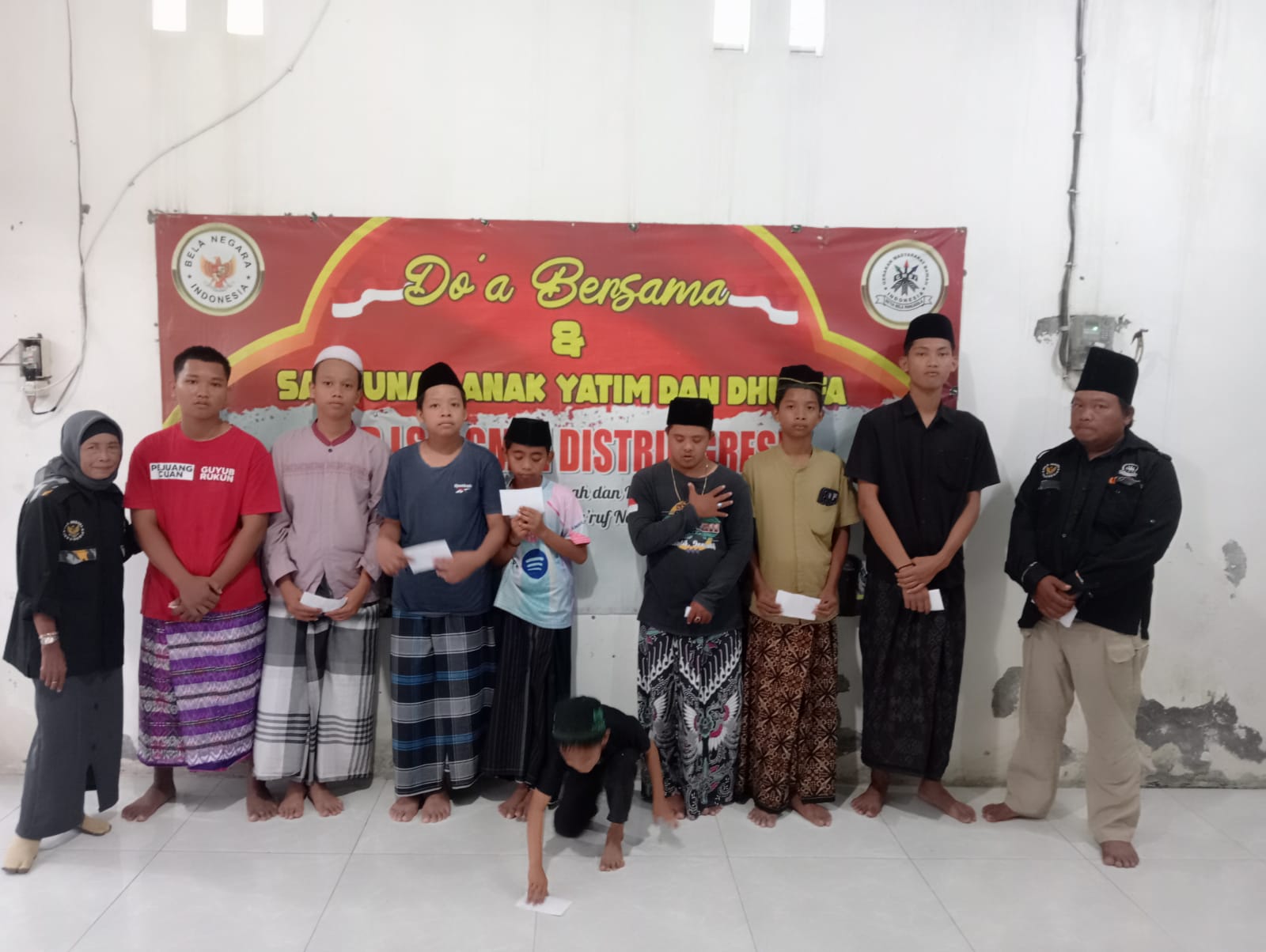Padatnya Acara kegiatan Tidak menurunkan semangat menebar Kebaikan dengan Santunan Anak Yatim,piatu 