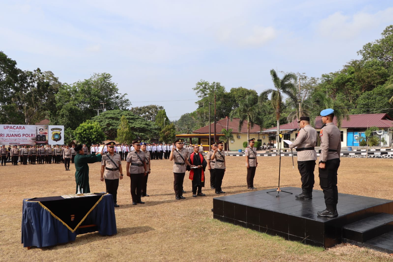 5 Pejabat Polres Bangka Berganti, Kapolres Tekankan Integritas dan Pelayanan